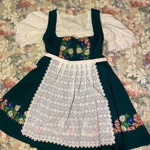 Dark green dirndl